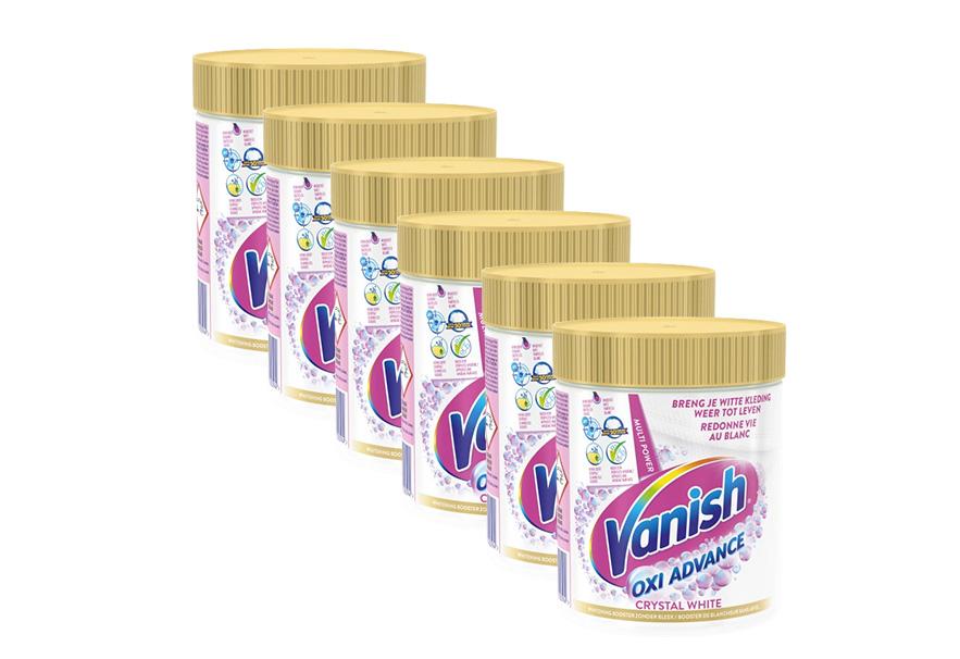 Vanish Oxi Advance voor witte was (6 stuks)