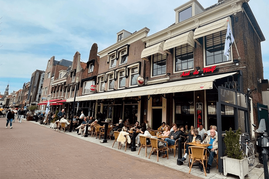 Shared lunch bij Café Aad de Wolf