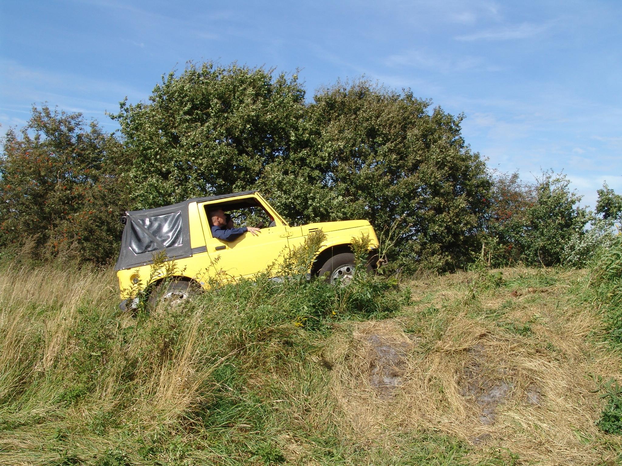 Offroad rijden in een 4x4-wagen