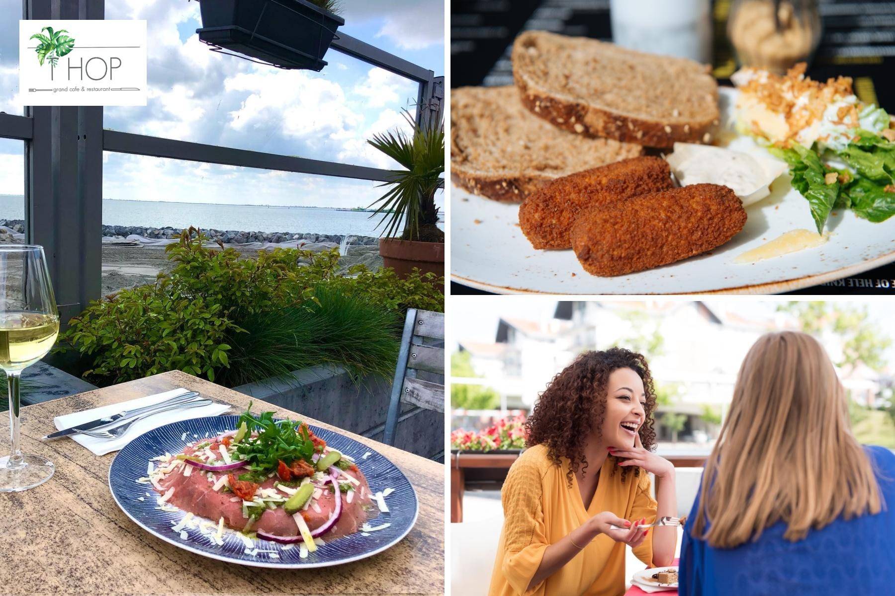 2-gangenlunch naar keuze aan het water bij 't Hop in Hoorn