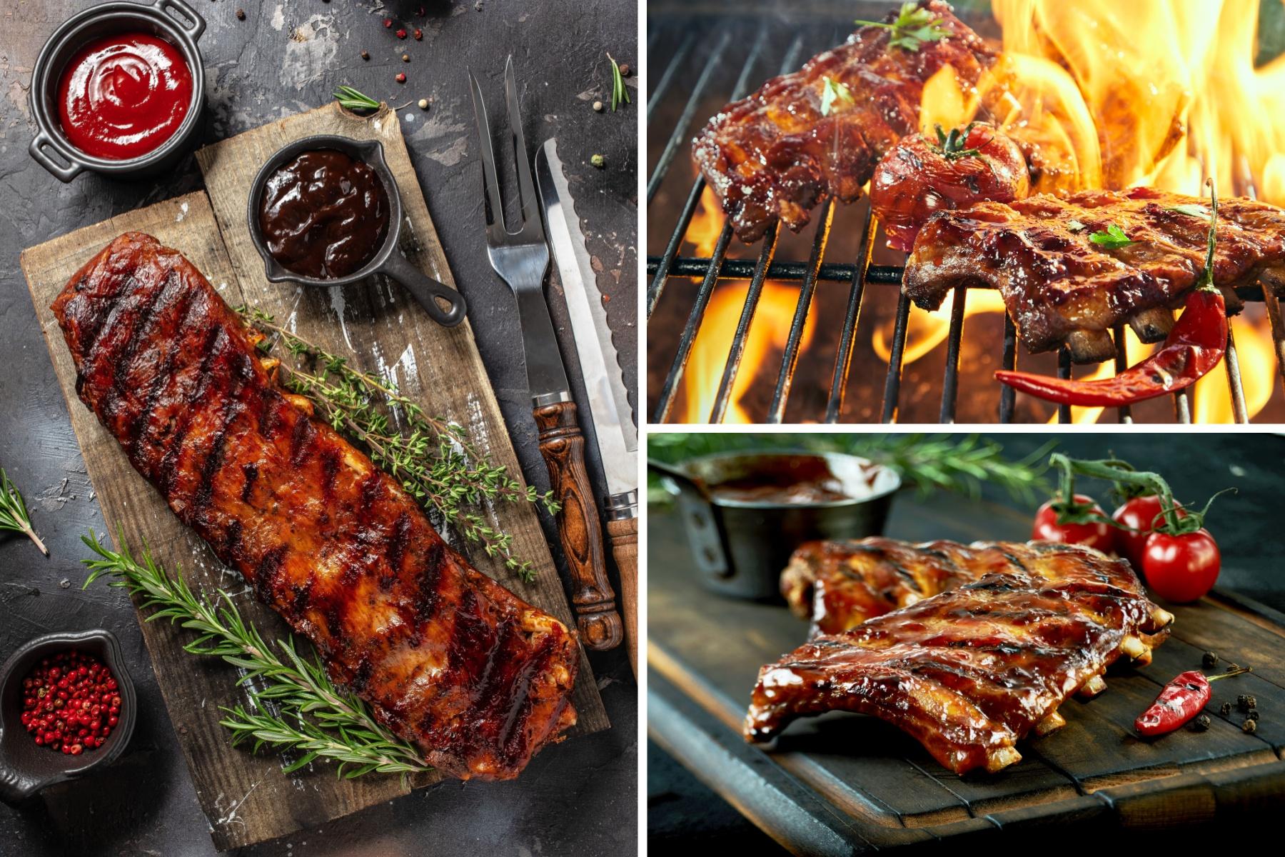 1, 2 ,3 of 4 kilo gegaarde spareribs afhalen bij Holy-Grill