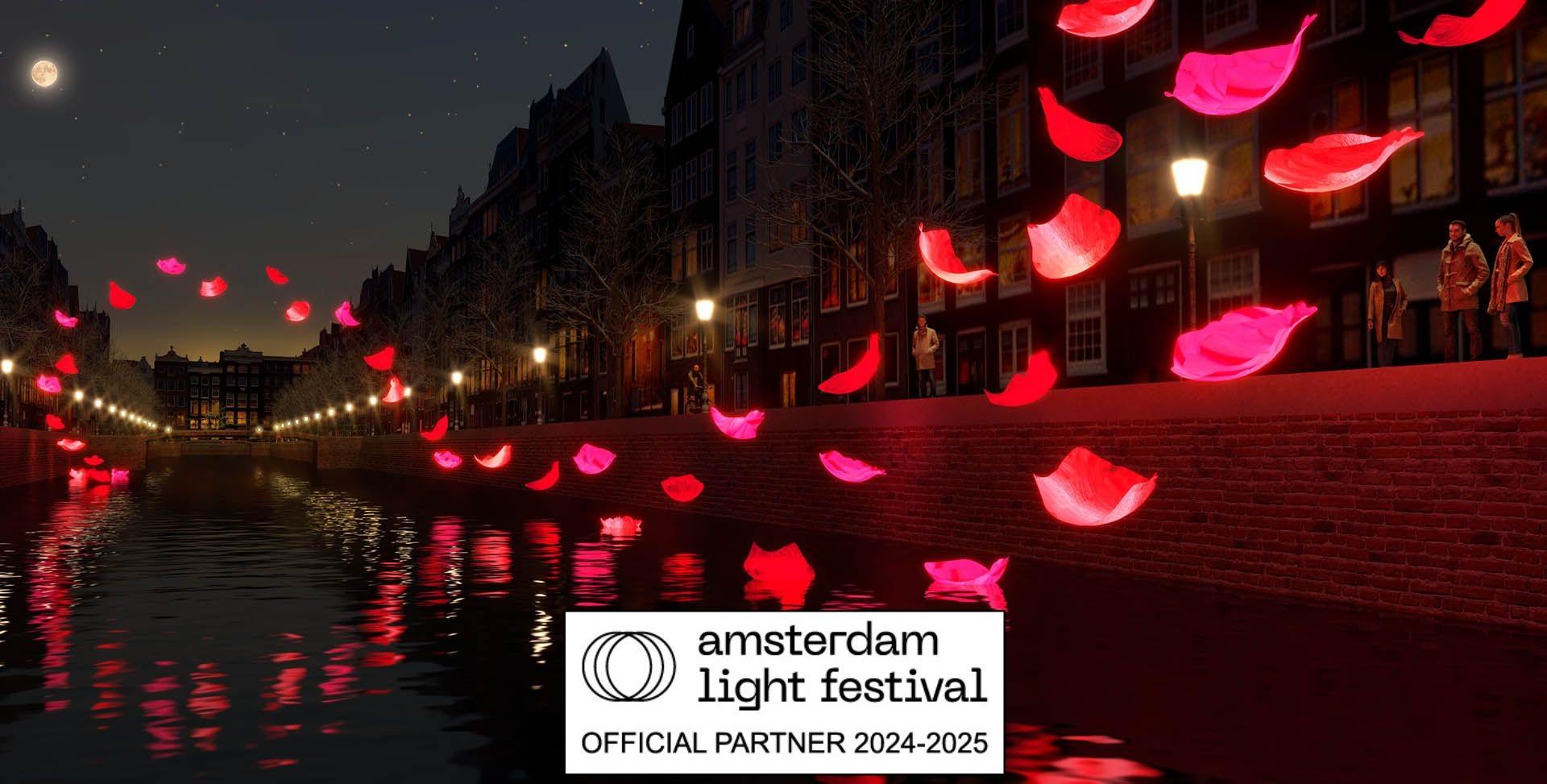 Rondvaart tijdens Amsterdam Light Festival (90 min)