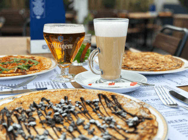 2-gangen pannenkoekenmenu bij Hotel Spaander